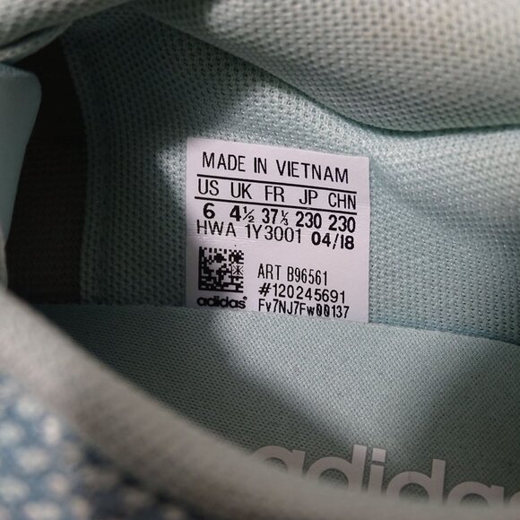 Adidas Run 70s Ortholite Float Light Green Sneakers Women Size 6 Workout B96561 - Picture 7 of 8